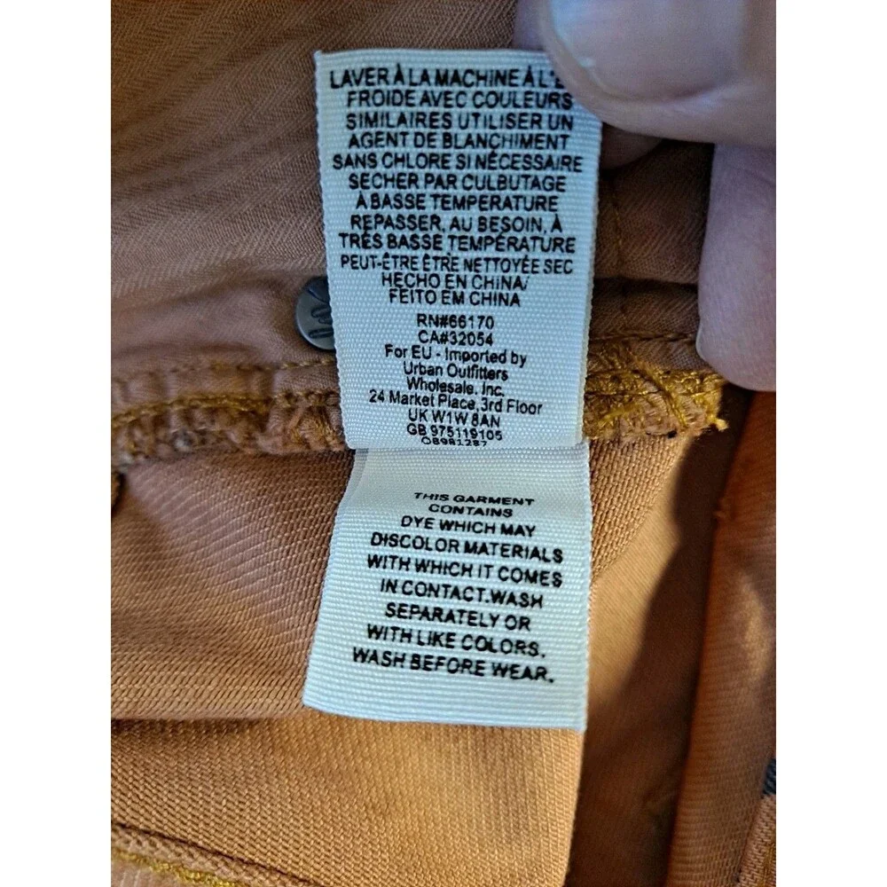 Free People We The Free Womens Mini Skirt Size 28 Leopard Print Full Zip Raw Hem